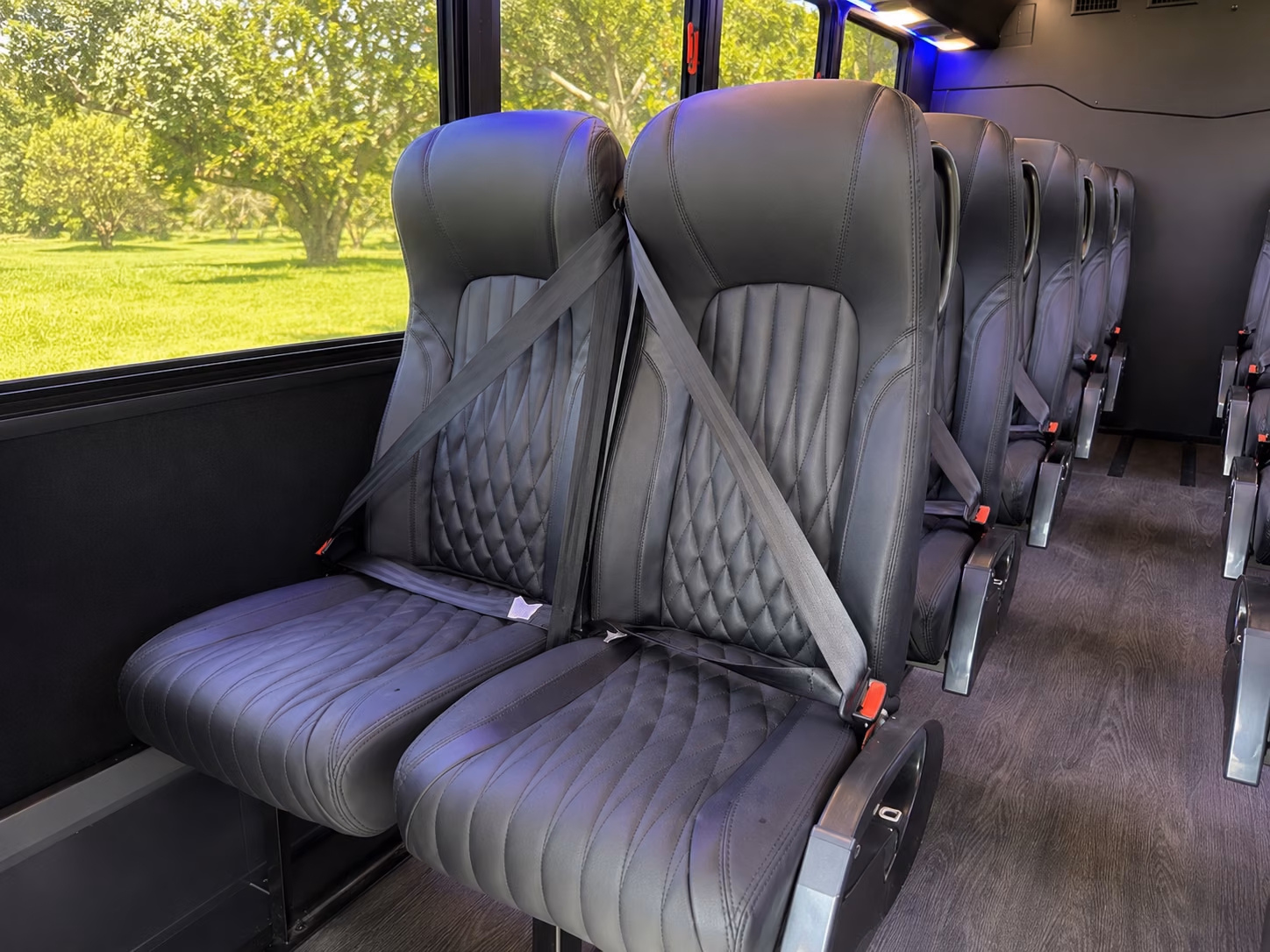 plymouth 15 passenger minibus interior