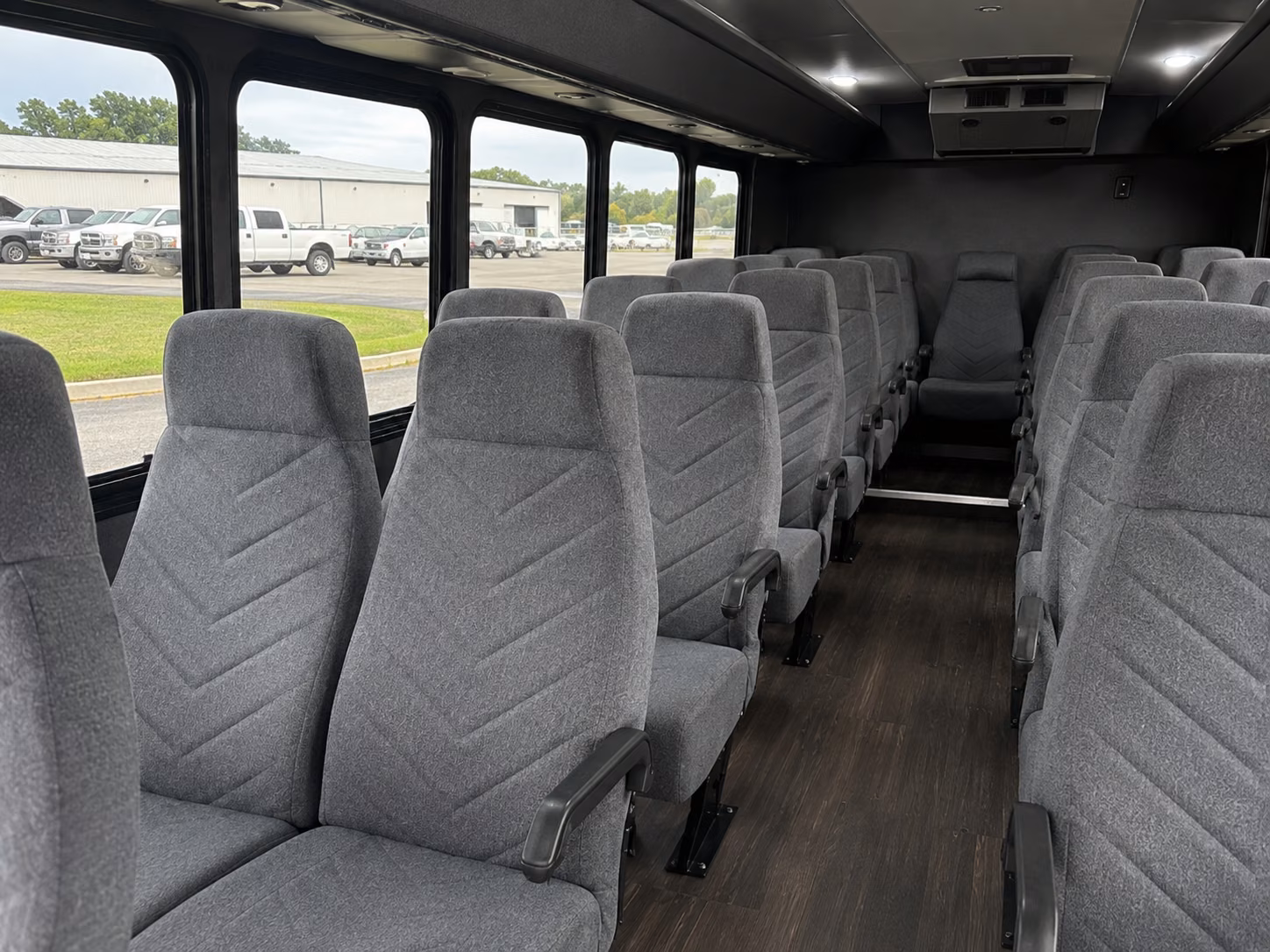 plymouth 18 passenger minibus inside