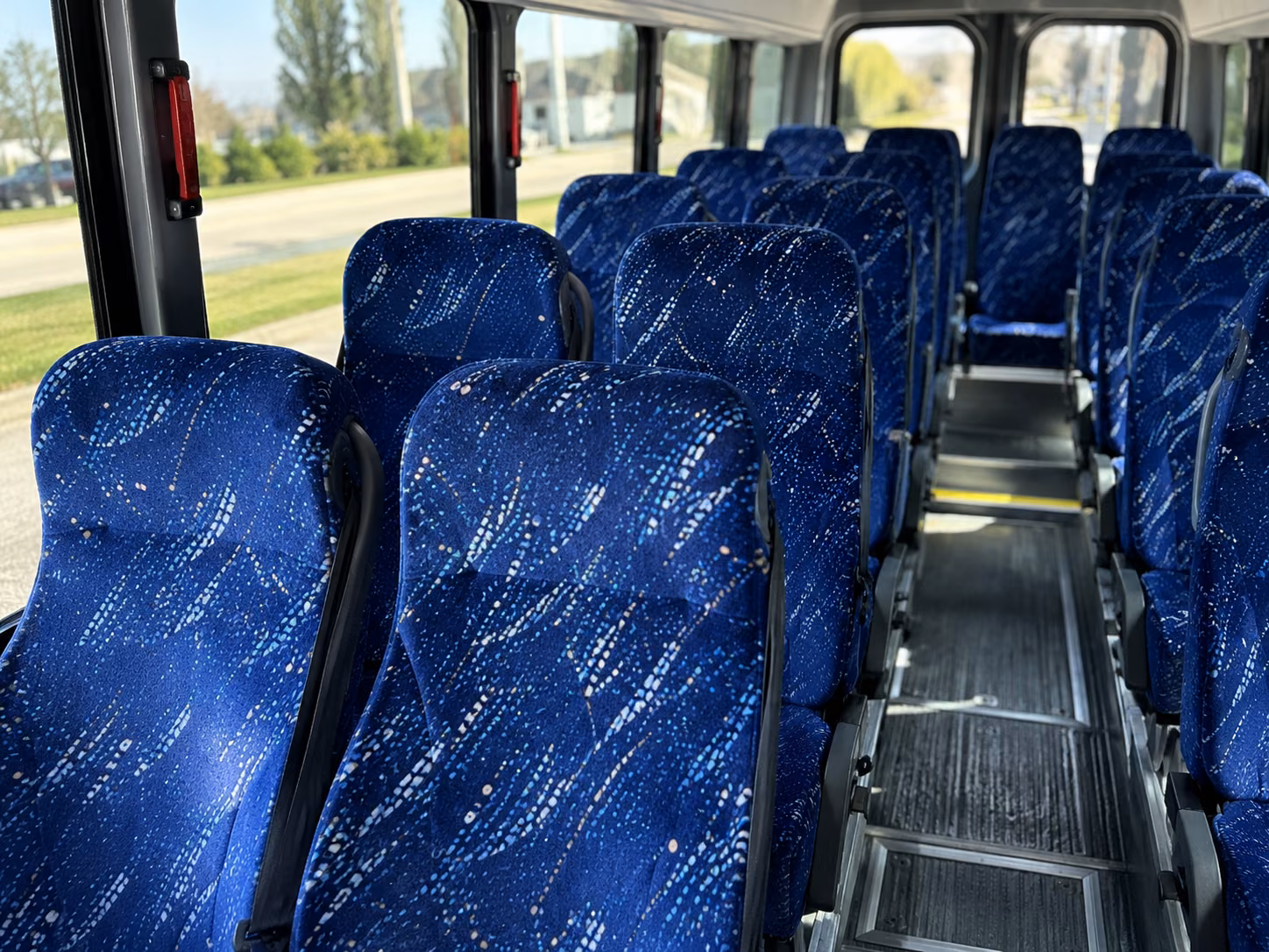 plymouth 20 passenger minibus inside