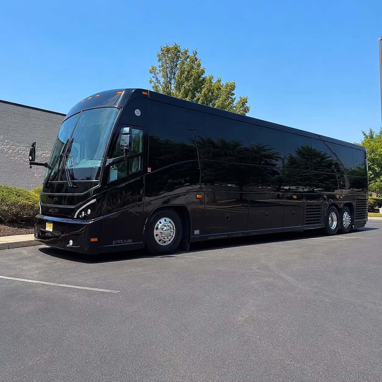 plymouth 56 passenger charter bus