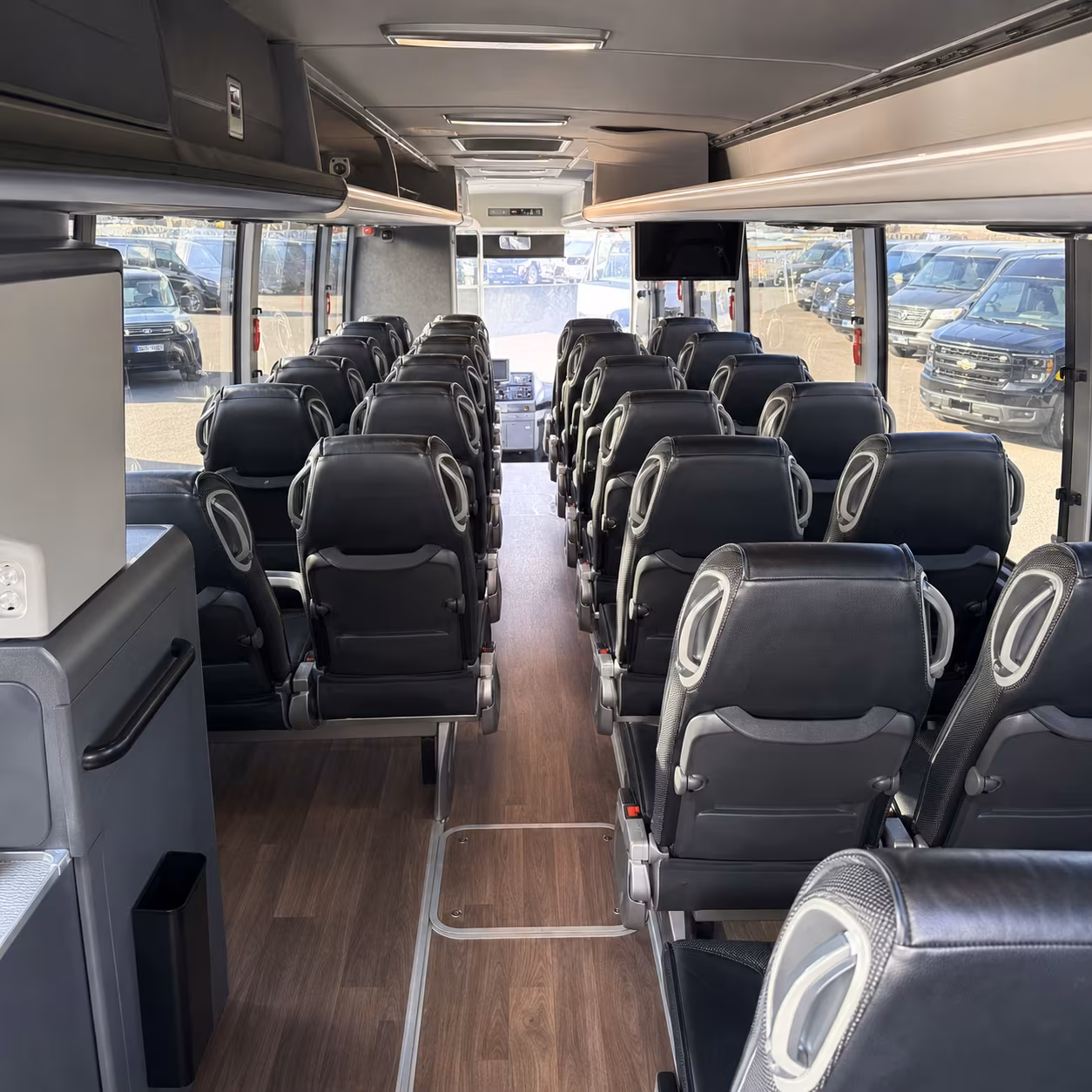 plymouth employee transportation onboard seating