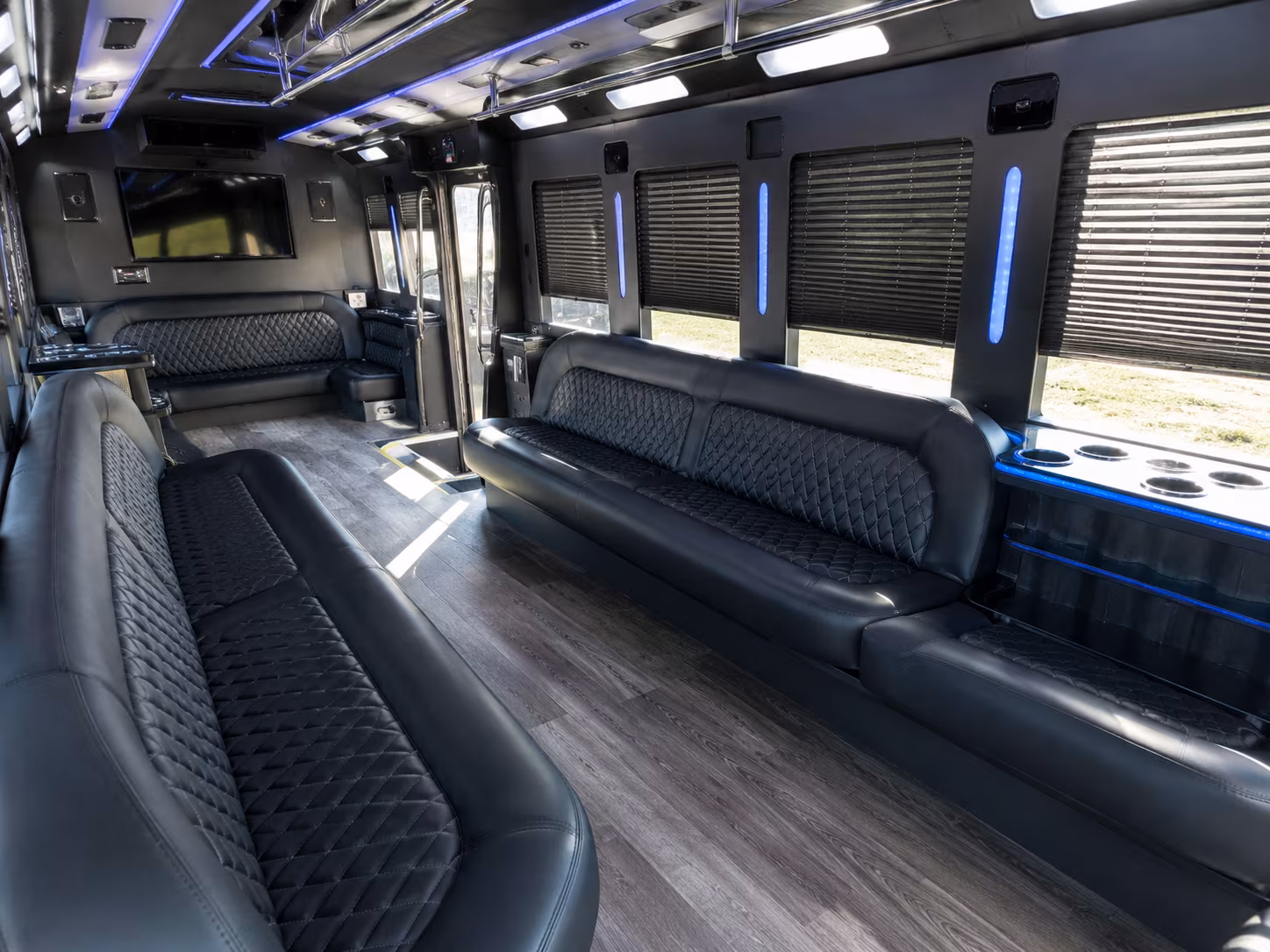 plymouth sporting event party bus rental