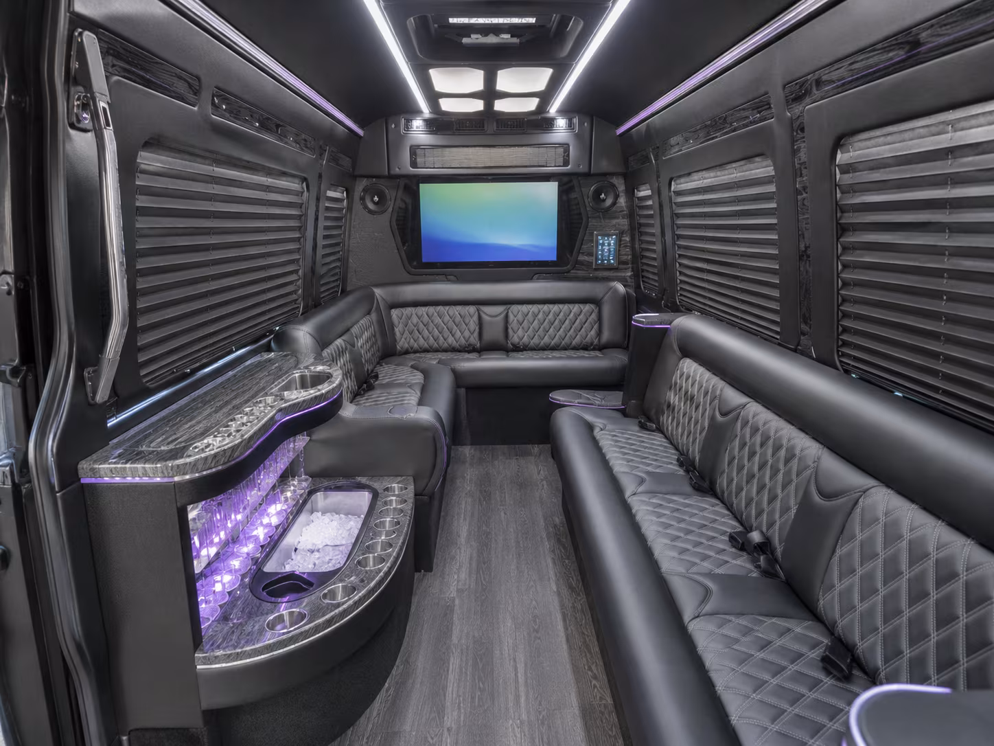 plymouth sprinter limousine inside