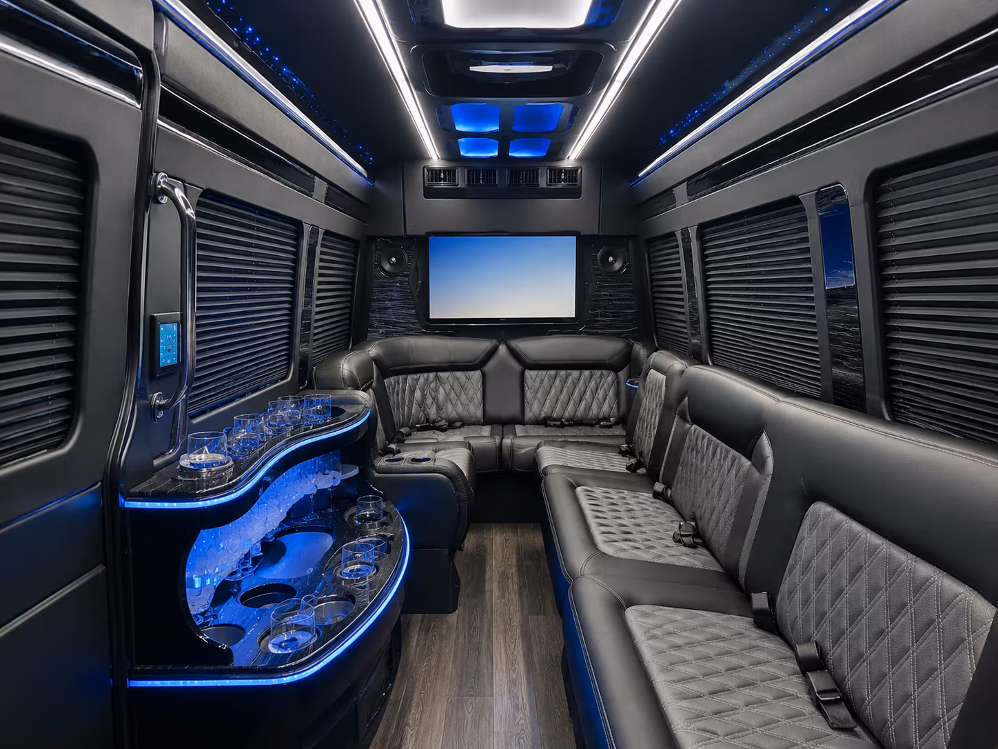 sprinter limos and party buses for plymouth prom pre parties