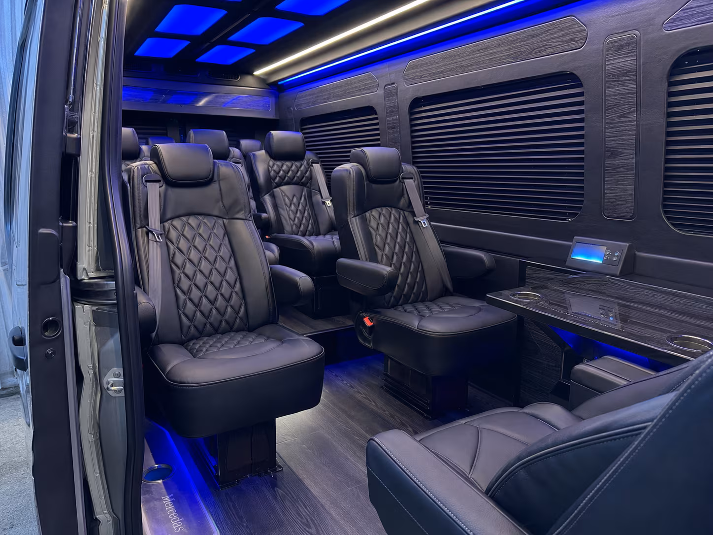 sprinter van transportation for groups and events across plymouth