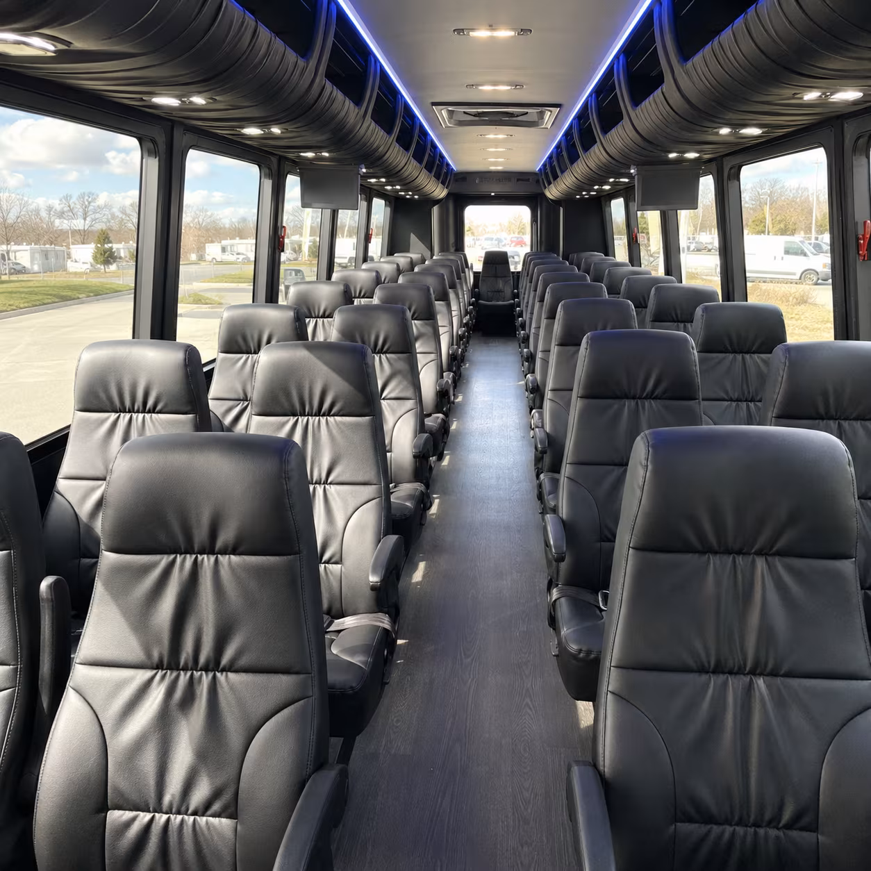 wedding guest shuttle buses between plymouth hotels and lake minnetonka venues